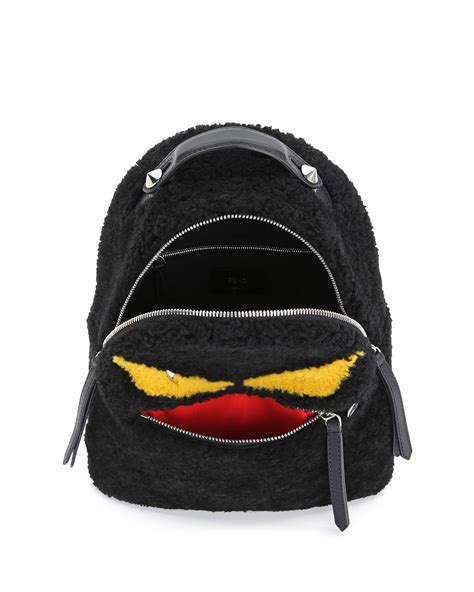 fendi shearling backpack|fendi baby accessories.